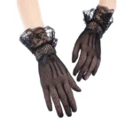 New Fashion Women Lace Party Sexy Gloves Full Finger Sunscreen Gloves Girl Mittens Gloves Wedding Dress Driving Accessory Gift - Image 5