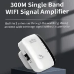 Wireless Repeater WiFi Signal Amplifier EU US Home Router 300M Wall Penetration Long Distance Compatible with Multiple Devices - Image 2