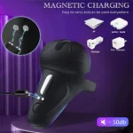 Vibrating Cock Ring Massageer Sex Toys Penis Ring Vibrator Silicone Rose Remote Control Vibrators Stimulator for Clitoral Anal