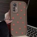 Black Small Love Heart Soft Phone Case for Xiaomi Poco X7 X6 X5 X4 GT X3 NFC F7 F6 F5 F4 F3 M5s C65 C75 M6 Pro 4G 5G Soft Cover - Image 6