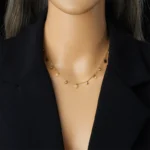 DIEYURO 316L Stainless Steel Golden Snowflake Butterfly Crown Key Lightning Zircon Necklace Bracelet Set Trend Jewelry Sets Gift - Image 6