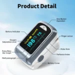 HealthTree Finger Pulse Oximeter Blood Oxygen Saturation Meter Heart Rate Monitor OLED Oximetro De Dedo SPO2 PR PI RR Bluetooth - Image 3