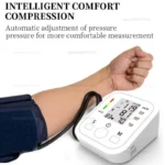 Portable Digital Upper Arm Blood Pressure Monitor Measurement Tool Blood Pressure Monitor Meter Tonometer Sphygmomanometer Sets - Image 2