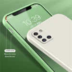 Luxury Square Liquid Mobile Phone Case for Samsung Galaxy A21S A31 A41 A51 A71 Soft Silicone 360 Protective Shockproof Bag Cover - Image 4