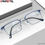 Men Prescription Glasses Optics Lenses Reading Glasses Women Blue Light Blocking Myopia Eyewear Metal Titanium Eyeglasses Frame