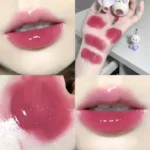 Cute Rabbit Mirror Lip Glaze Keychain Lipstick Waterproof Lip Gloss Long Lasting Non-stick Cup Women Lip Glaze Cosmetic 6 Colors - Image 4