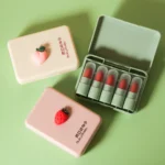 5 Colors/Box Cute Mini Capsule Lipstick Long Lasting Non-stick Cup Lip Tint Lipstick Pills Gift Set Lip Gloss Makeup Cosmetic