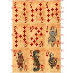 Pirate King Playing Cards Vintage Stype Bridge Card Deck 60x90mm Poker Board Game Cartes - Image 2