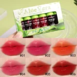 6Pcs Water Glow Jelly Moisturizing Lip Gloss Set Transparent Lip Glaze Oil Hydrating Lip Plumper Liquid Lipstick Lips Cosmetic - Image 4