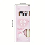 4pcs Cute Retractable Pens Cartoon Gel Soft Grip Pens, 0.5mm Black Office School Supplies - Image 2