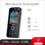 Original Unlocked N78 Mobile Phone Russian Arabic Hebrew Keyboard Made in Finland Free Shipping