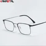 Men Prescription Glasses Optics Lenses Reading Glasses Women Blue Light Blocking Myopia Eyewear Metal Titanium Eyeglasses Frame - Image 2
