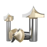 HUHAO 1/2 1/4 Shank Point Cutting Round Over Bit for Wood End Mill Woodworking Tools Carving Engraving Carbide CNC Router Bits - Image 2