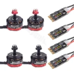 FPV RS2205 2205 2300KV CW CCW Brushless Motor With LittleBee 20A BLHeli_S ESC for FPV RC QAV250 X210 Racing Drone Multicopter