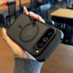 For Google 9A Magsafe Case Slim Matte Carbon Fiber Wireless Charging Cover for Google Pixel 9 10 Pro XL 8A 8 Pro Armror Cover