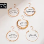 Tocona Elegant Vintage Beaded Pearls Daisy Flowers Bracelet Set for Women Multi-layer Bohemian Zircon Bangles Trendy Jewelry - Image 2