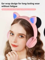 Cat Ears Headband Bluetooth Headphones New Wireless Bluetooth Headphones
