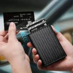 Rfid Men Wallet Credit Card Holder Money Bag Luxury Carbon Fiber Id Bank Cardholder Coin Purse Black Minimalist Wallet for Men - Image 5