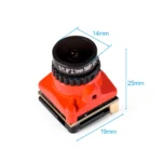 9IMOD FPV Camera 1800TVL 5MP 2.1mm 1/3 coms IR Blocked​ senso 5V-40V NTSC/PAL with OSD Internal for RC FPV Racing Drone DIY Part - Image 4