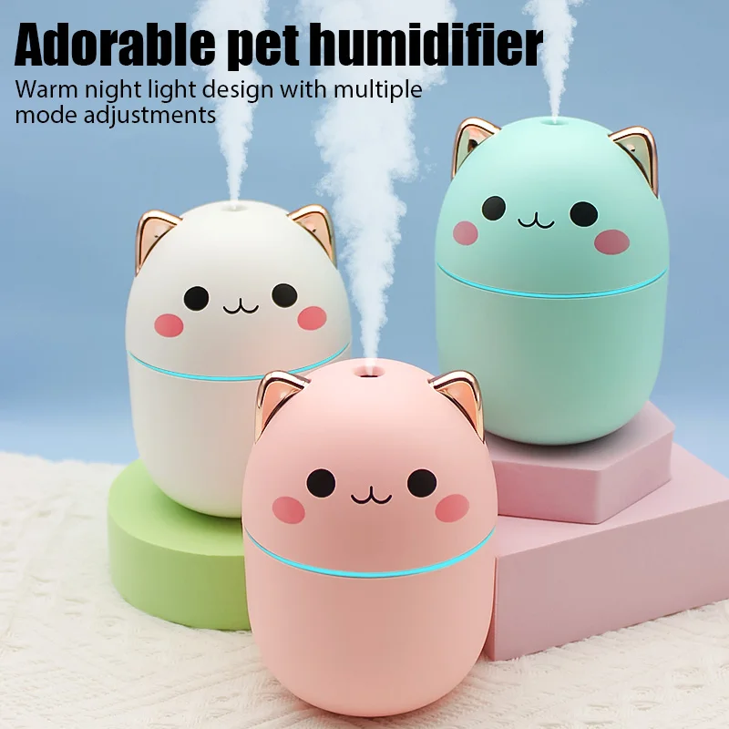 kf-Sd7ed3eaa78c14e6abbd92e7161415e721 Mini Cute Air Humidifier Essential Oil Humidificadores Home Bedroom Aroma Diffuser Purifier perfume Cool Mist Maker umidificador - Image 1