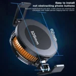 MEMO CX07, Magnetic/Clip-on Semiconductor Cooling Fan, Ultra-Silent and Portable Design Phone Cooler, Ice-Generating - Image 5