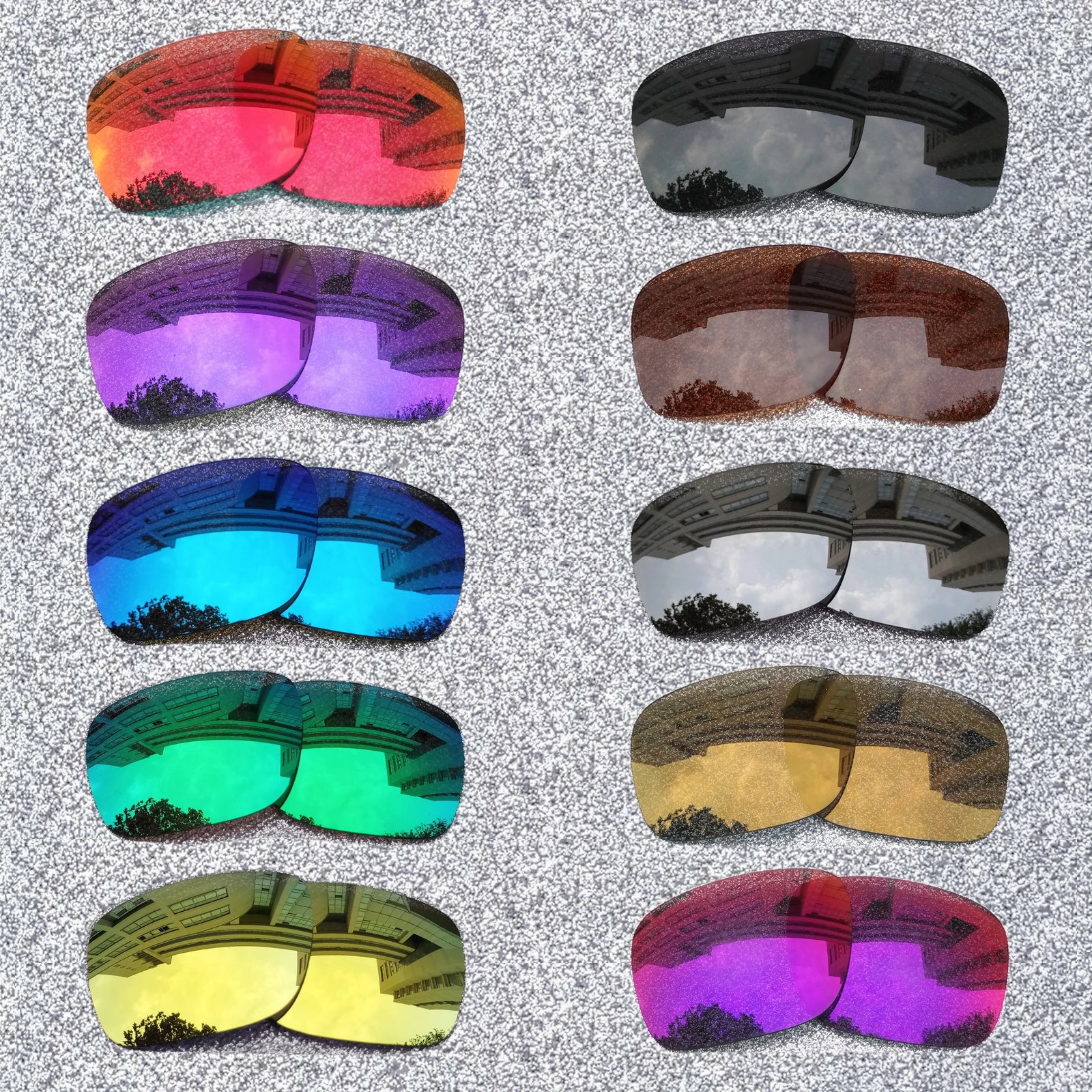 kf-Se3c841ded1df4a86bf0b9eaee516d1c0F HDTAC Polarized Replacement Lenses For-Oakley Twoface OO9189 Sunglasses Multicolor Options - Image 1