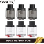 3pcs/Box Original SMOK RPM 85/100 Empty Pod Cartridge 6ML Fit RPM 2 RPM 3 Coil For E Cigarette For SMOK RPM 85 RPM 100 Kit Vape