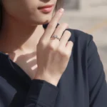 new exquisite never-fading luxurious classic single stone ring 50 Points/1 Carat/2 Carat Zirconia Open Ring Women's Jewelr - Image 2