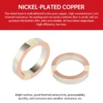 T2 99% Pure Copper Strip/Nickel Plated Copper Strip 5M for 18650 26650 21700 Li-ion Battery Pack Spot Welding Strip 0.15mm/0.2mm - Image 2