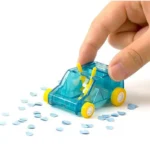 Mini Car Table Dust Cleaning Trolley Desktop Eraser Pencil Shavings Rubber Sweeper Garbage Truck Hand Push Glide Car Kids Toys
