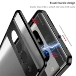 shockproof Phone Case for Google Pixel 9 Pro XL 8 Pro 8A 7 Pro 7A Aluminium Alloy Metal Frame Matte Clear Acrylic Back Cover - Image 4