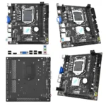 H61M-I Mini ITX Motherboard LGA 1155 Desktop Motherboard with All-Solid Capacitors DDR3 Dual-Channel 16GB M.2 NVME for Office - Image 2