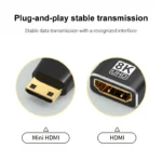 HDMI-compatible Adapter Mini HDMI Micro HDMI To HDMI Adapter 8K@60Hz 4K@120Hz/144Hz Male To Female Converter For HDTV Laptop PS5 - Image 6