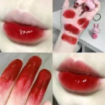 Cute Rabbit Mirror Lip Glaze Keychain Lipstick Waterproof Lip Gloss Long Lasting Non-stick Cup Women Lip Glaze Cosmetic 6 Colors - Image 5
