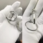 Metal Urethral Catheter Penis Plug with Penis Ring Urethral Dilator Sex Sounds sounding urethral catheters sex toys for men - Image 4