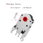 Kailh 5/7/8/9/10/11mm Rotary Mouse Scroll Wheel Encoder 1.74 mm hole 20-40g force for PC Mouse alps encoder - Image 4