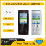 Unlocked Original x2-00 Loudspeaker Bluetooth Mobile Phone Russian Arabic Hebrew English Keyboard Made in Finland