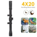 Tactical Sights Hunting 4x20 Rifle Scopes Optical Long Range Crosshair Optics Scope With 11MM Mount for Shooting Gun Accessories - Image 2