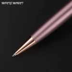 Luxury full metal high quality ballpoint pen black refills 0.7mm ink heavy portable notebook Roller pens - Image 4