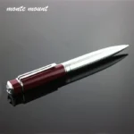 Luxury diamond pen Silver Rollerball Pen High Quality Metal Steel Ballpoint Pens with Original Gift Case Office Supplies Gifts