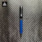 Real Woven Carbon Fiber Metal Black Ballpoint Pen Office Student Stationery Signature Pen - Image 4