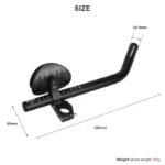 Bike Rest TT Handlebar Clip On Aero Bar Handlebar Extension Aluminum Alloy Triathlon TT Handlebar Rest MTB Road Bicycle Arm Rest - Image 6