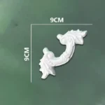 PU Appliques and Onlays PU Appliques for Furniture Decorative pu DIY Carved Onlay for Bed Door Cabinet Wardrobe Furniture Decora - Image 4