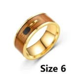 Fashion Men's Magic Wear NFC Smart Ring Finger Digital Ring for Android Phones with Functional Couple Stainless Steel Ring - Image 4