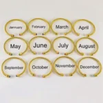 Multy Colors Stainless Steel Open Zircon Personalized 18k gold Bracelet - Image 6