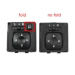 No Led with Or No Fold Electronic Side Rear View Mirror Control Switch for Pajero MR951187 for Asx Outlander for Lancer MR417977