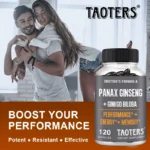TAOTERS Korean Ginseng and Ginkgo Capsules promote endurance performance, high performance and focus - Image 4