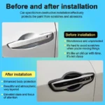 Car Outer Door Handle Covers for Mitsubishi Lancer GLX Cedia Soueast Lioncel II 2001-2007 Car Front Rear Right Left Replacement - Image 4