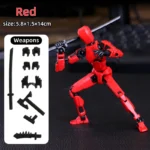Multi-Jointed Movable Shapeshift Robot 3D Printed Mannequin Dummy 13 Action Figures Toys Kids Adults Parent-children Games gifts - Image 4