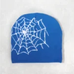 Y2K Colorful Fashion Letter Beanie Hat Winter Warm Five Star Turban Cap Perfect Spider Web Knitted Hat for Daily Wear - Image 5